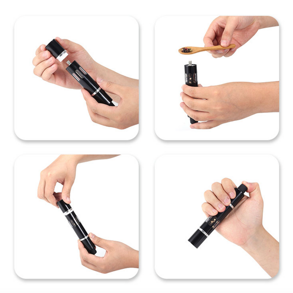 Electric Mini Salt & Pepper Grinder