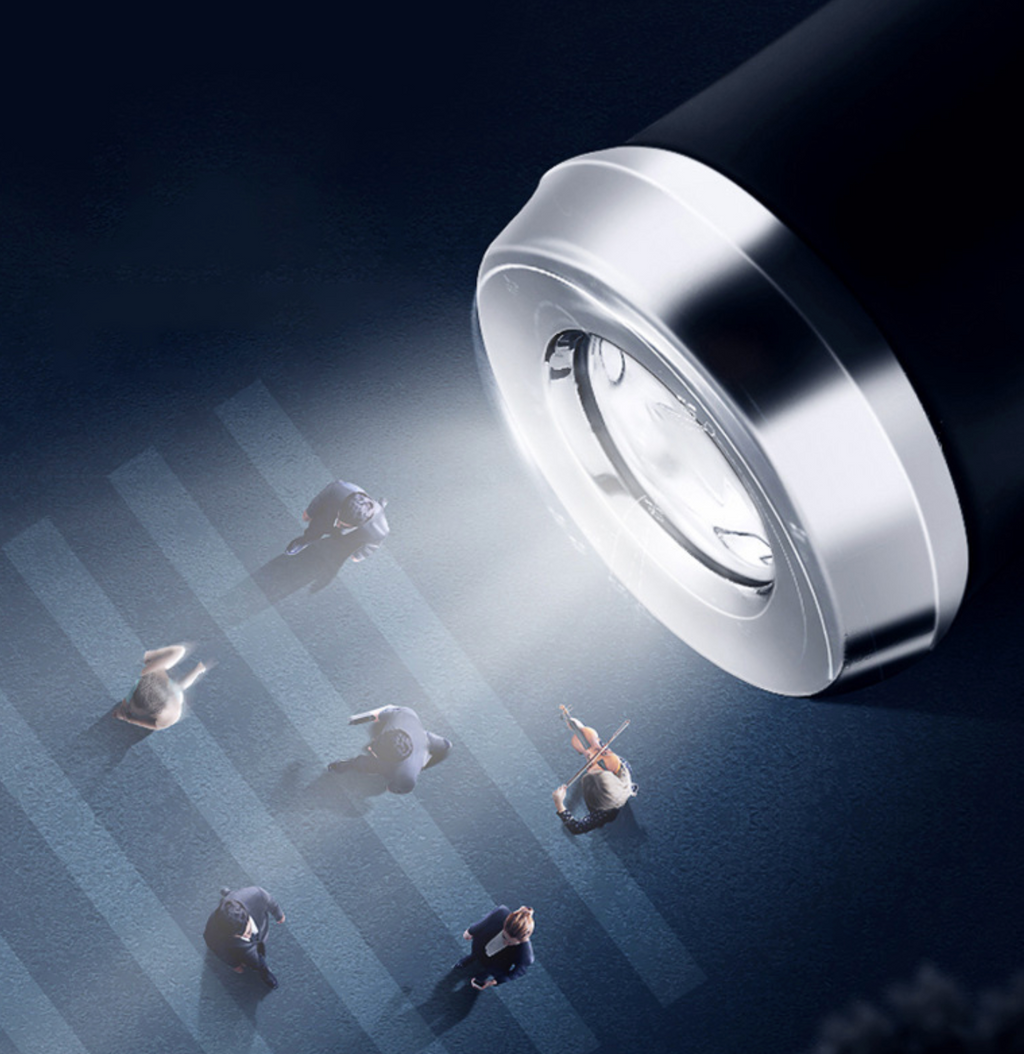 Automatic 3-Fold LED Sun & Rain Umbrella